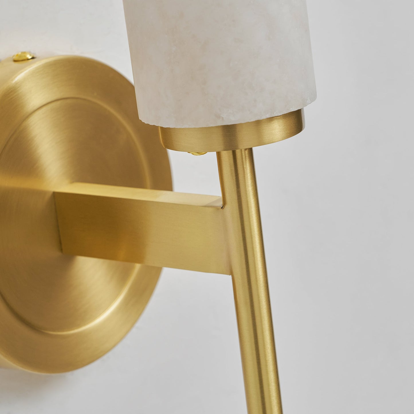 Kelsorim | Geometrische minimalistische albasten cilindrische wandlamp