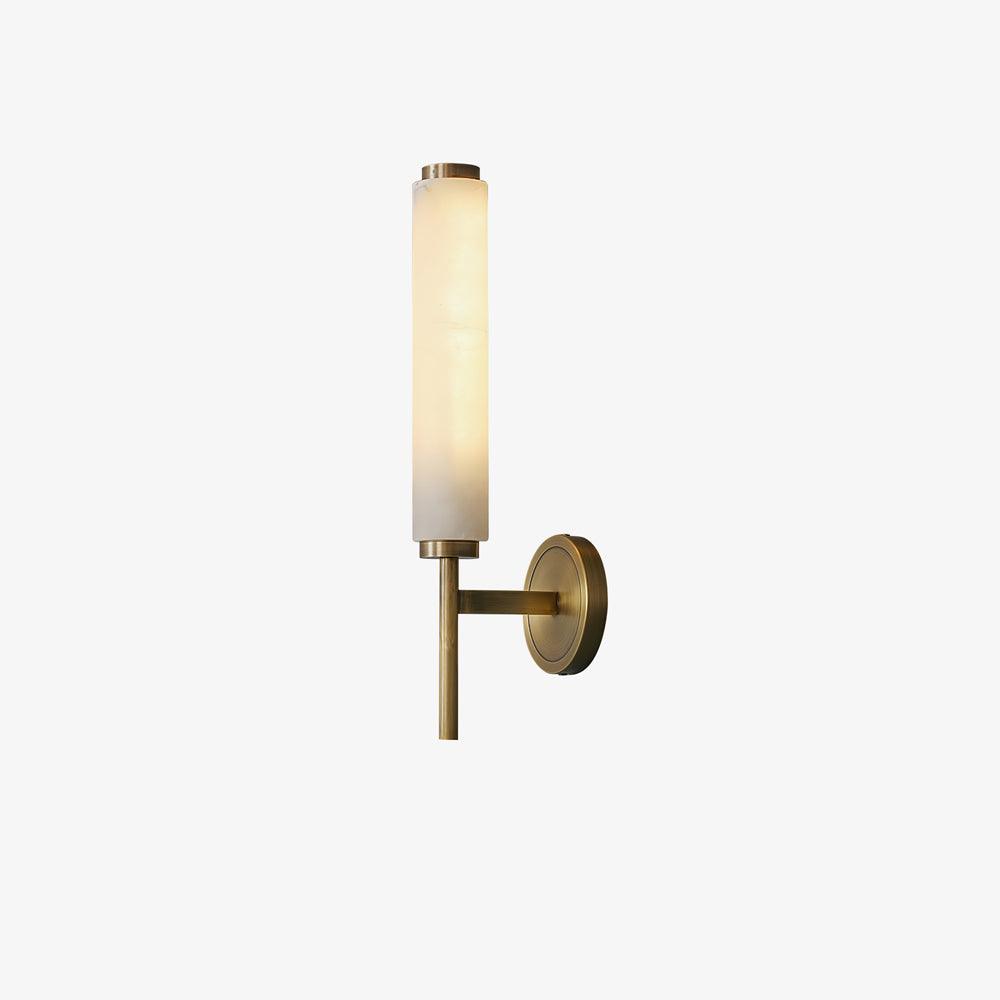 Kelsorim | Geometrische minimalistische albasten cilindrische wandlamp
