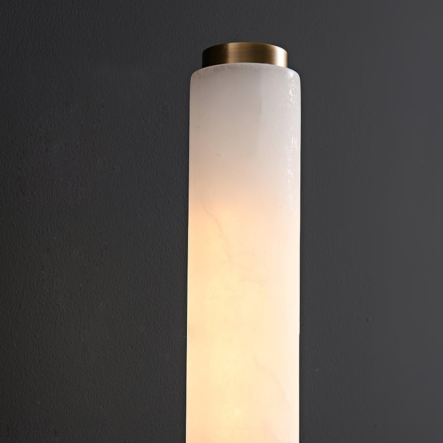 Kelsorim | Geometrische minimalistische albasten cilindrische wandlamp