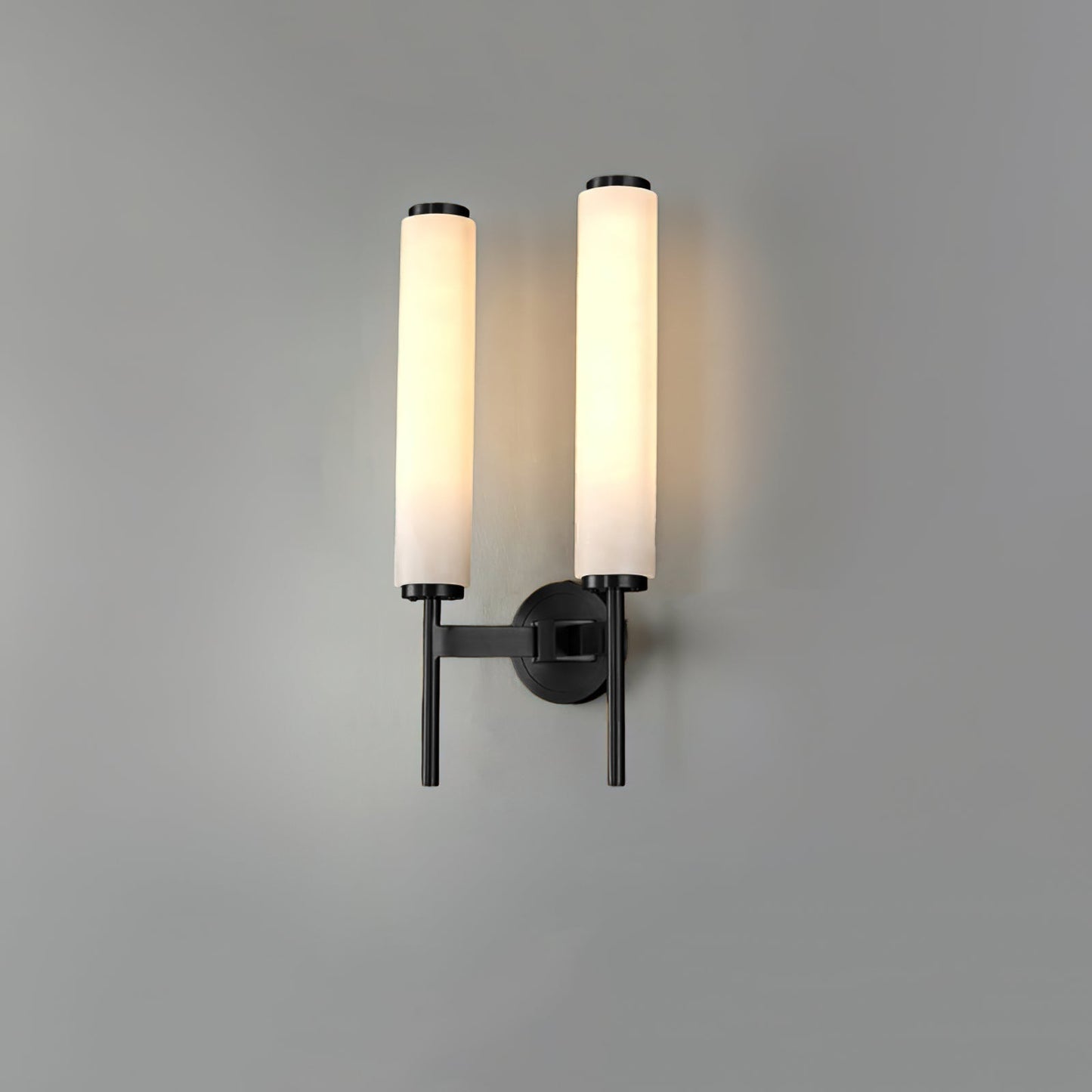 Kelsorim | Geometrische minimalistische albasten cilindrische wandlamp