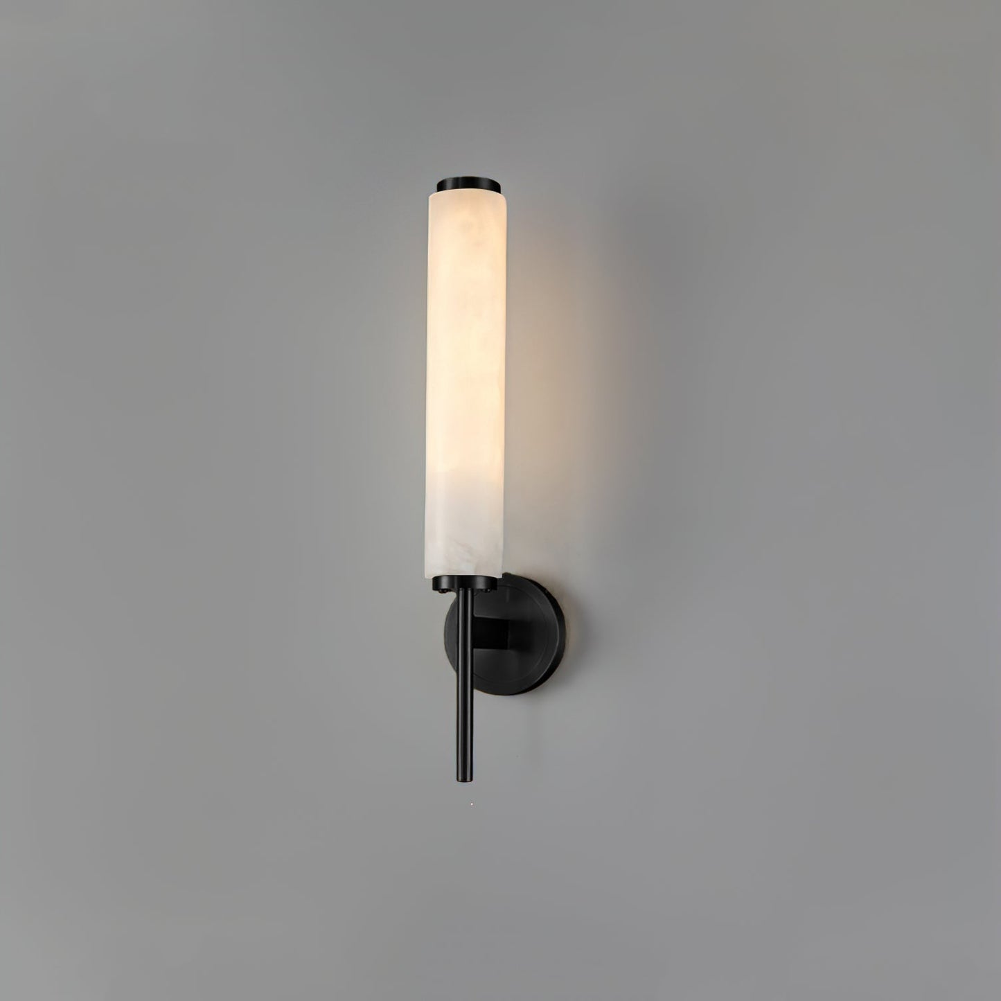 Kelsorim | Geometrische minimalistische albasten cilindrische wandlamp
