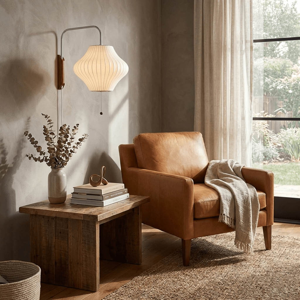 Kyntaroc | Retro Geribbelde Silhouet Zwevende Bol Wandlamp