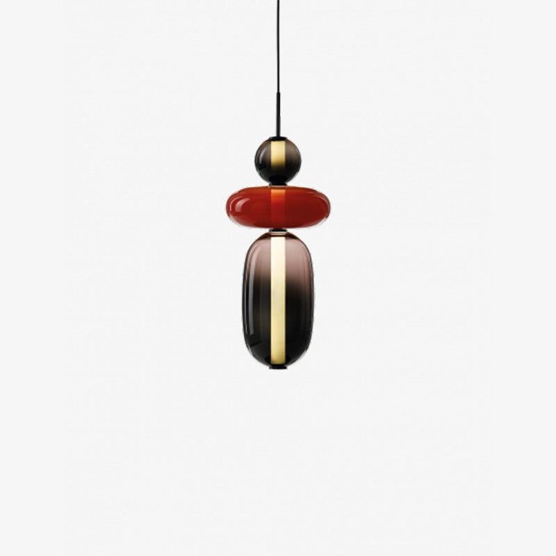 Nyxorise | Ambachtelijke Regenval Cluster Glazen Hanglamp