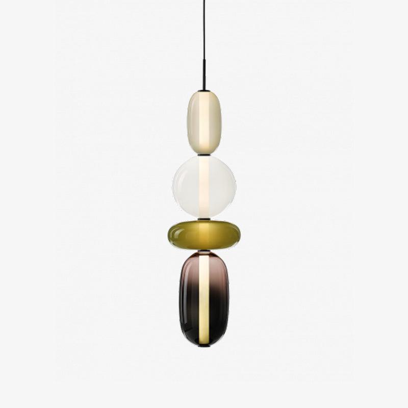 Nyxorise | Ambachtelijke Regenval Cluster Glazen Hanglamp