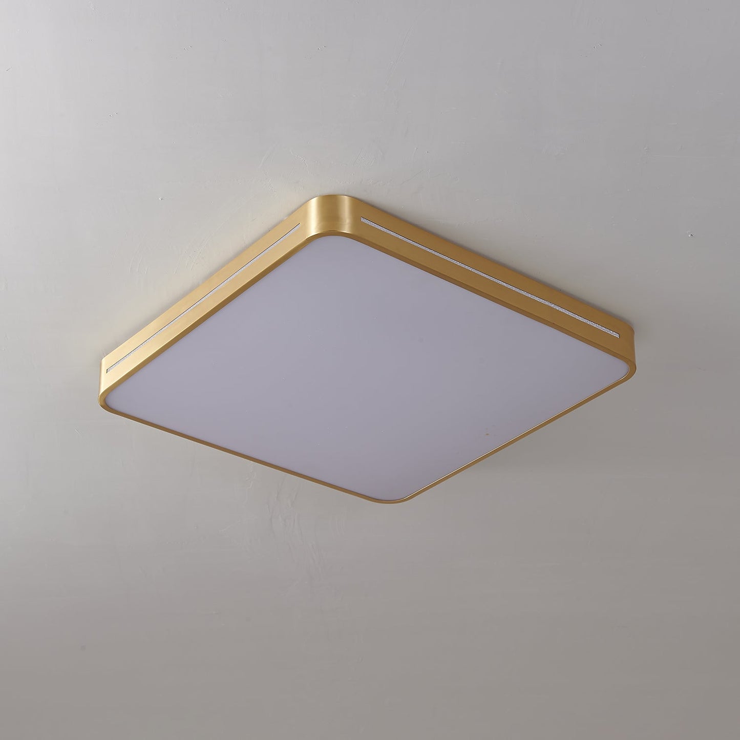Isalun | Minimalistische Messing Geometrische Plafondlamp