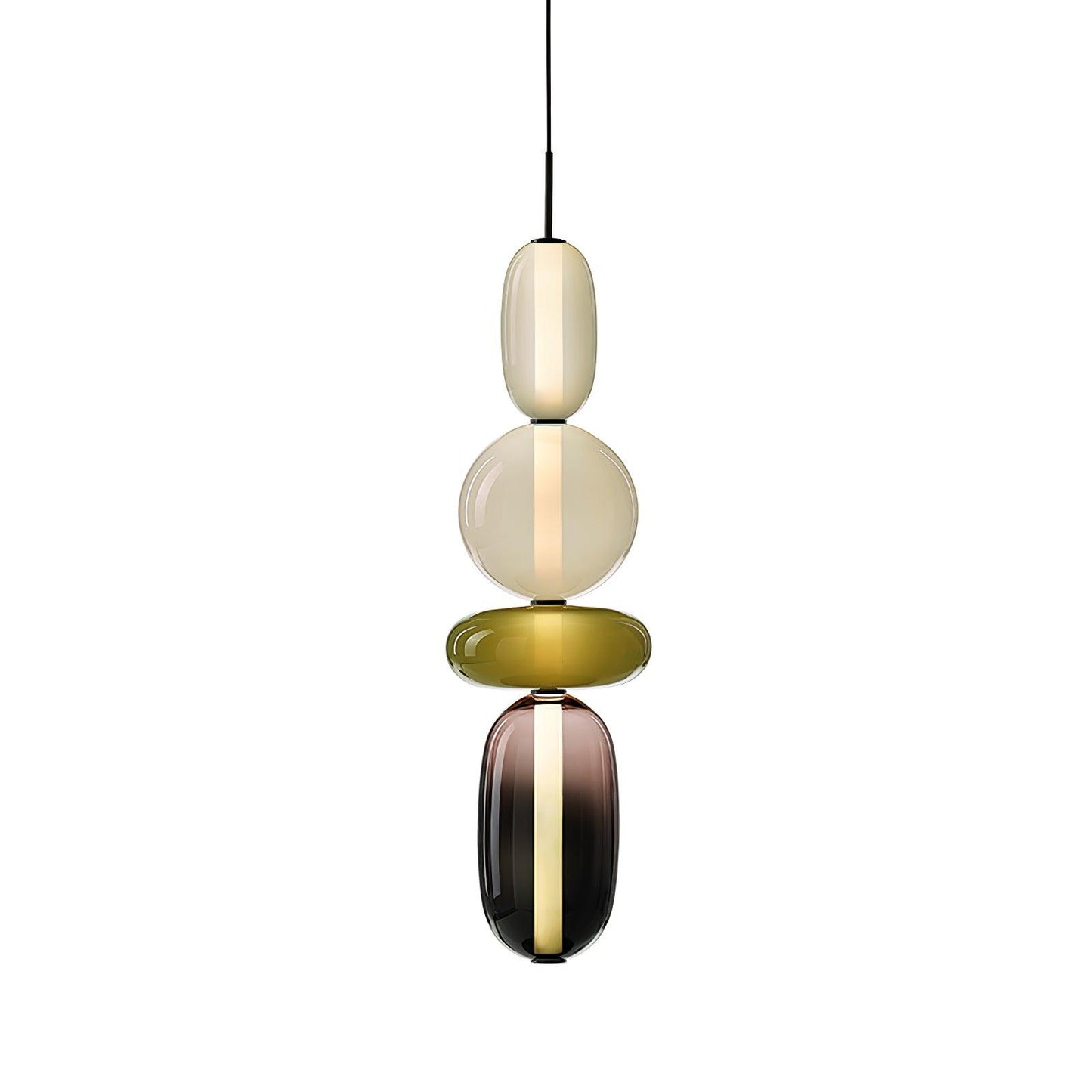 Nyxorise | Ambachtelijke Regenval Cluster Glazen Hanglamp