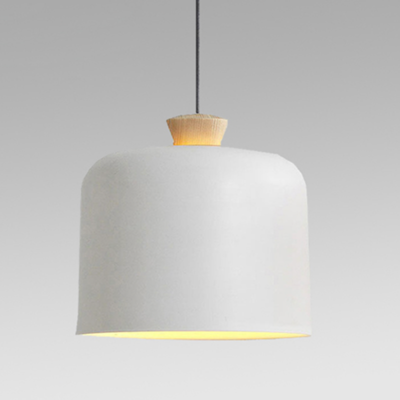 Velderan | Noordse koepel houten accent hanglamp
