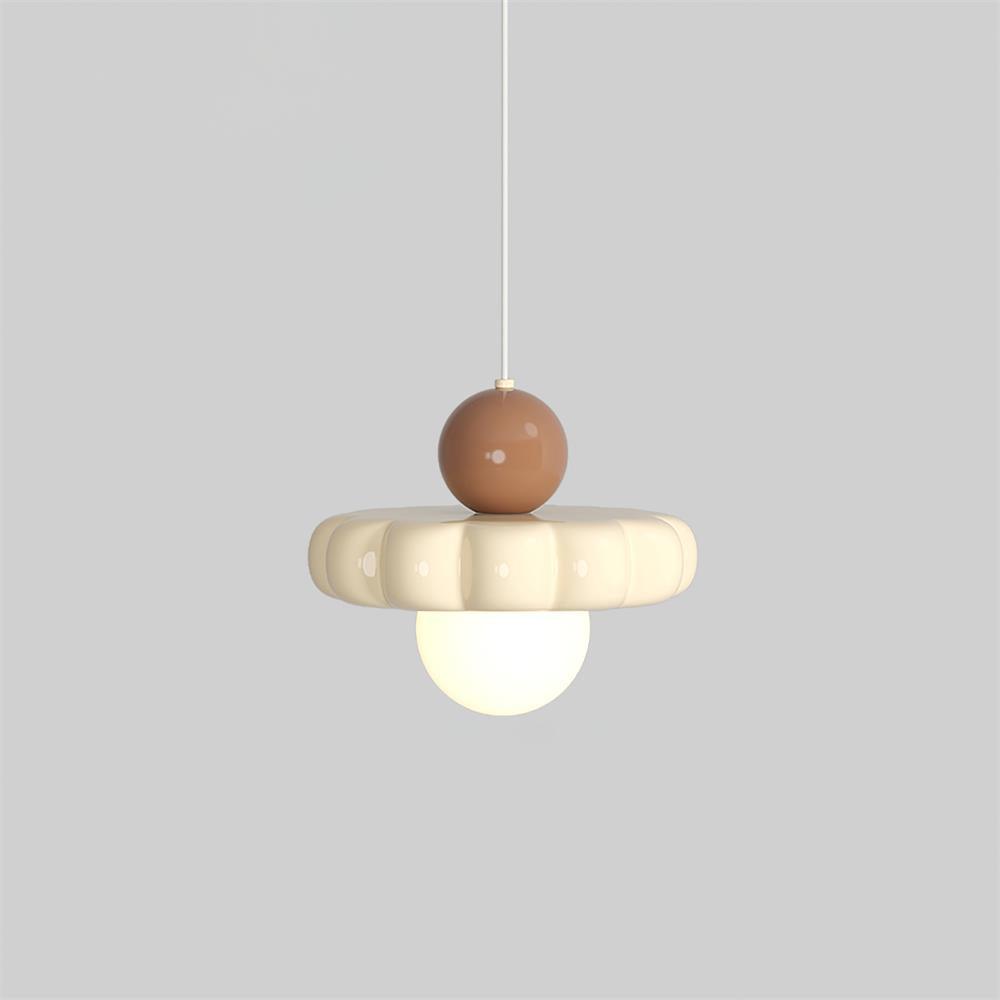 Norda | Noordse Geribbelde Koepel Hangende Globe Lamp
