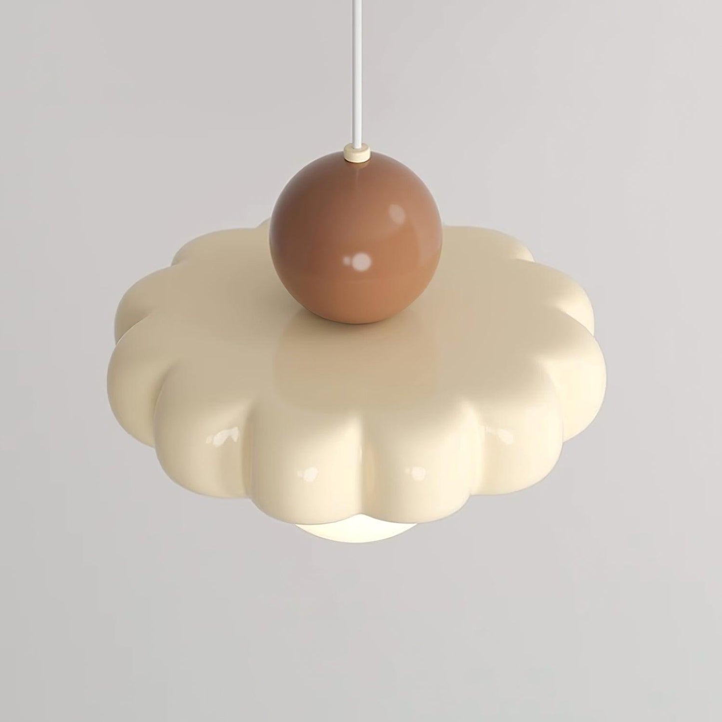 Norda | Noordse Geribbelde Koepel Hangende Globe Lamp
