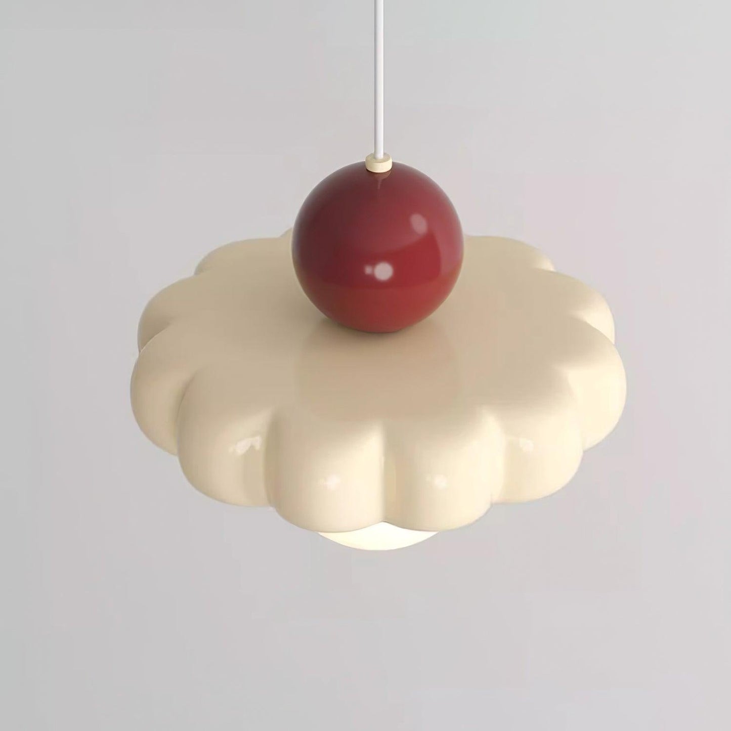 Norda | Noordse Geribbelde Koepel Hangende Globe Lamp