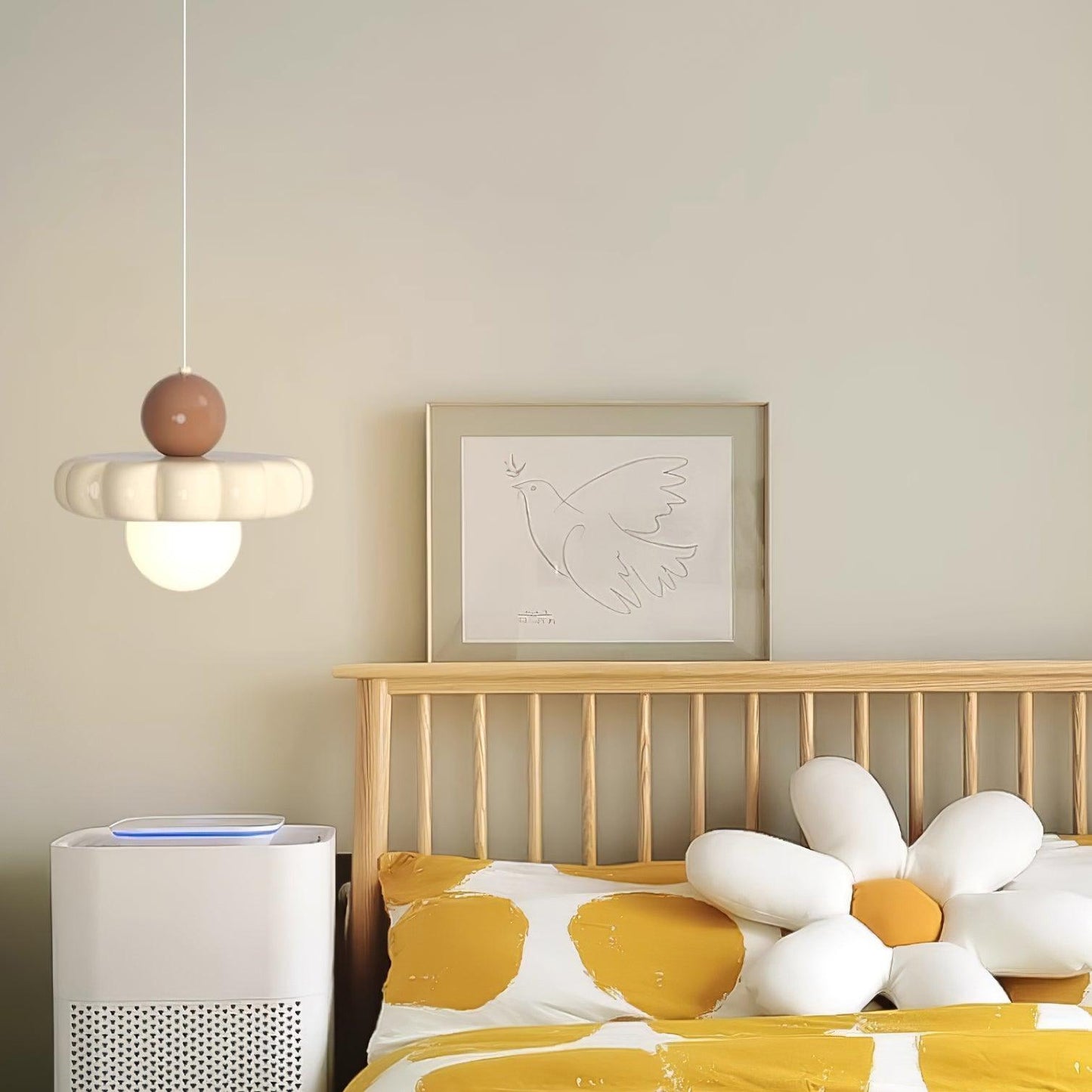Norda | Noordse Geribbelde Koepel Hangende Globe Lamp