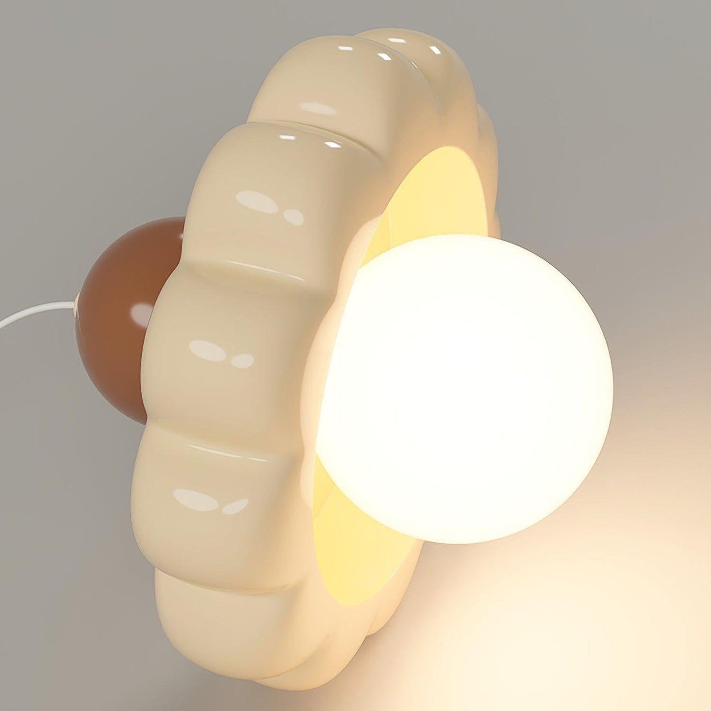 Norda | Noordse Geribbelde Koepel Hangende Globe Lamp