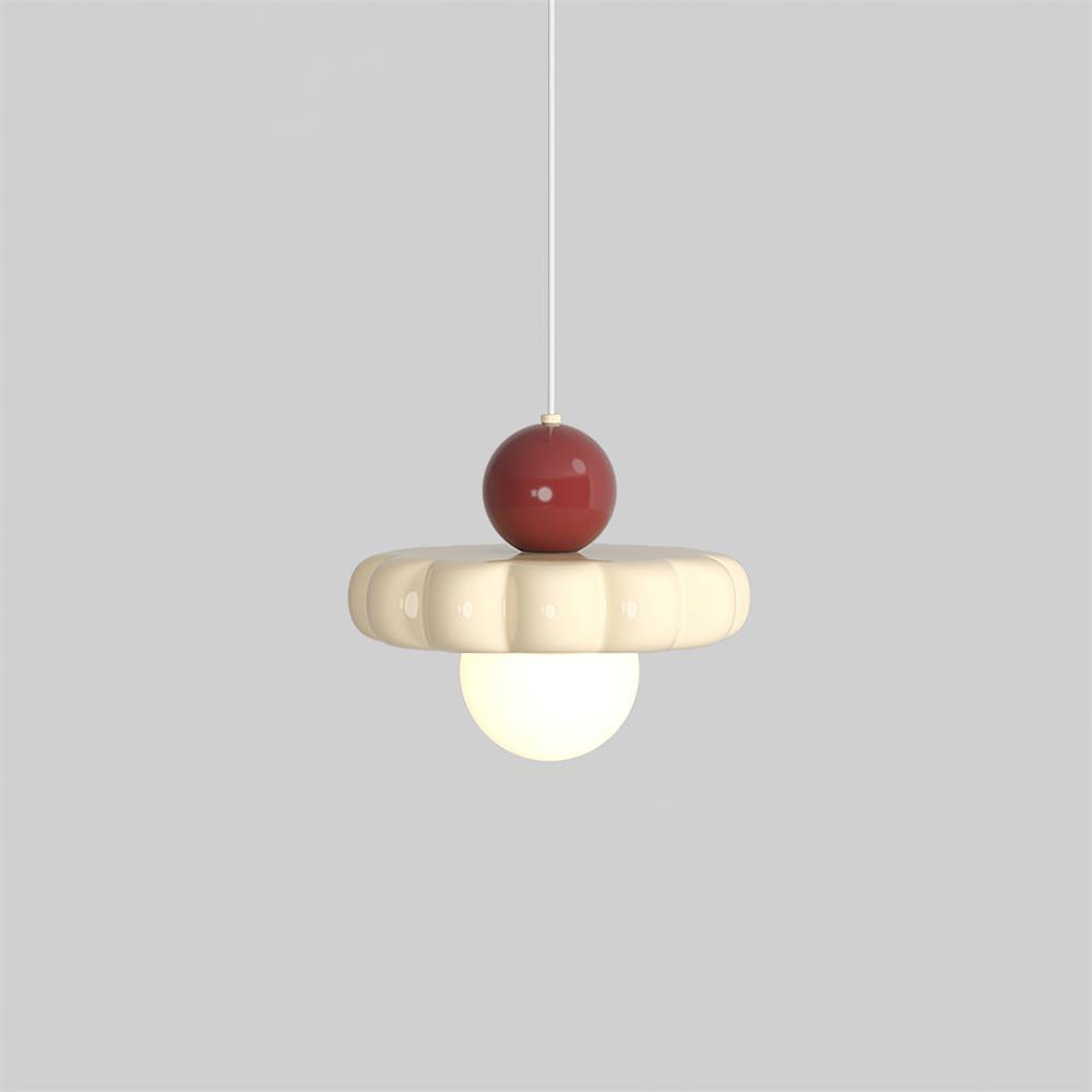 Norda | Noordse Geribbelde Koepel Hangende Globe Lamp