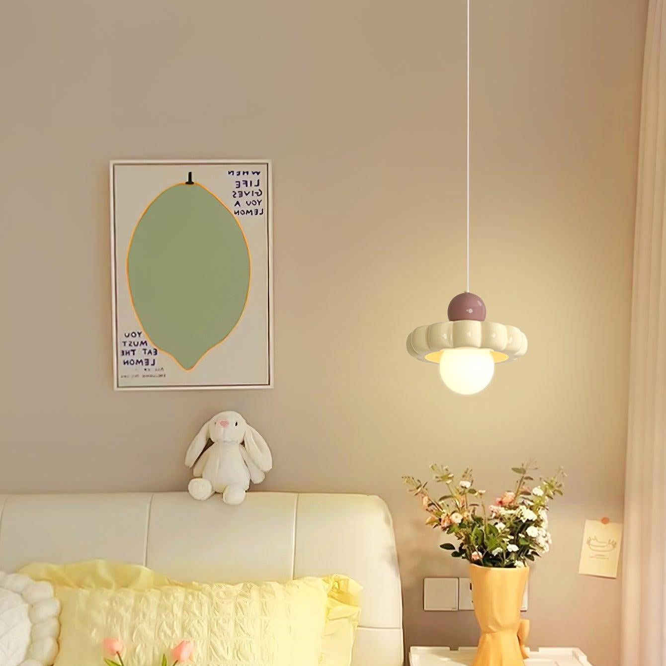 Norda | Noordse Geribbelde Koepel Hangende Globe Lamp