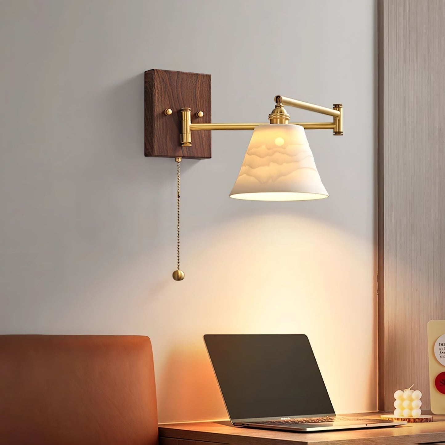 Kalythos | Moderne gesculpteerde hoekige keramische wandlamp