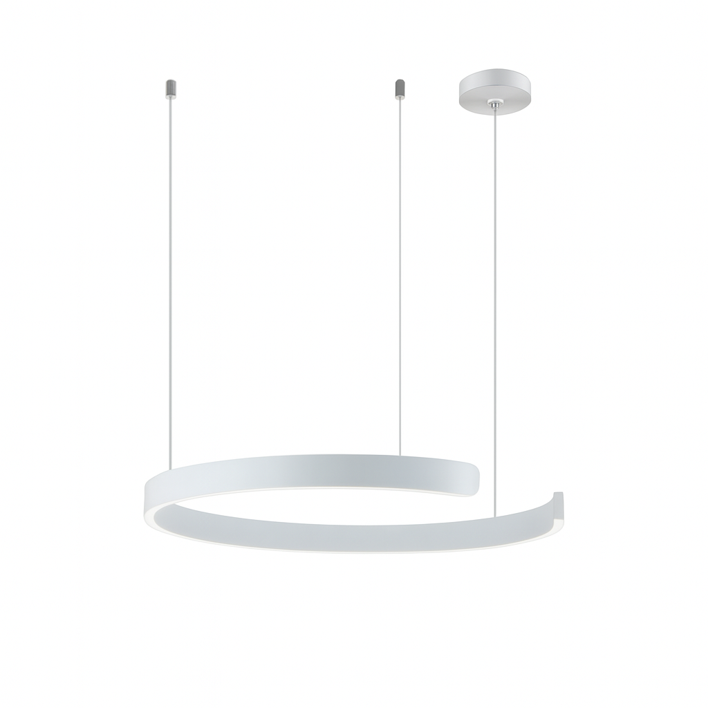 Cyclus | Hedendaagse Open Ring Metalen Hanglamp
