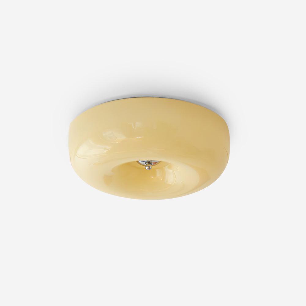 Belvonte | Ronde matglazen opbouw plafondlamp