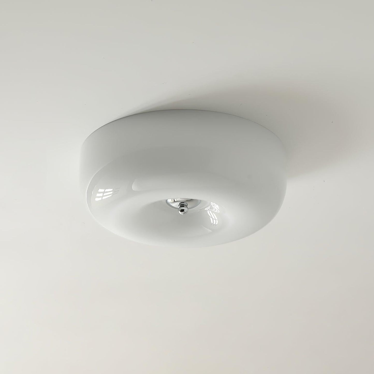Belvonte | Ronde matglazen opbouw plafondlamp