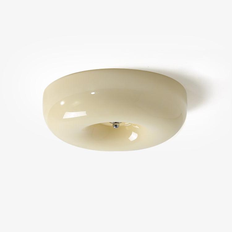 Belvonte | Ronde matglazen opbouw plafondlamp