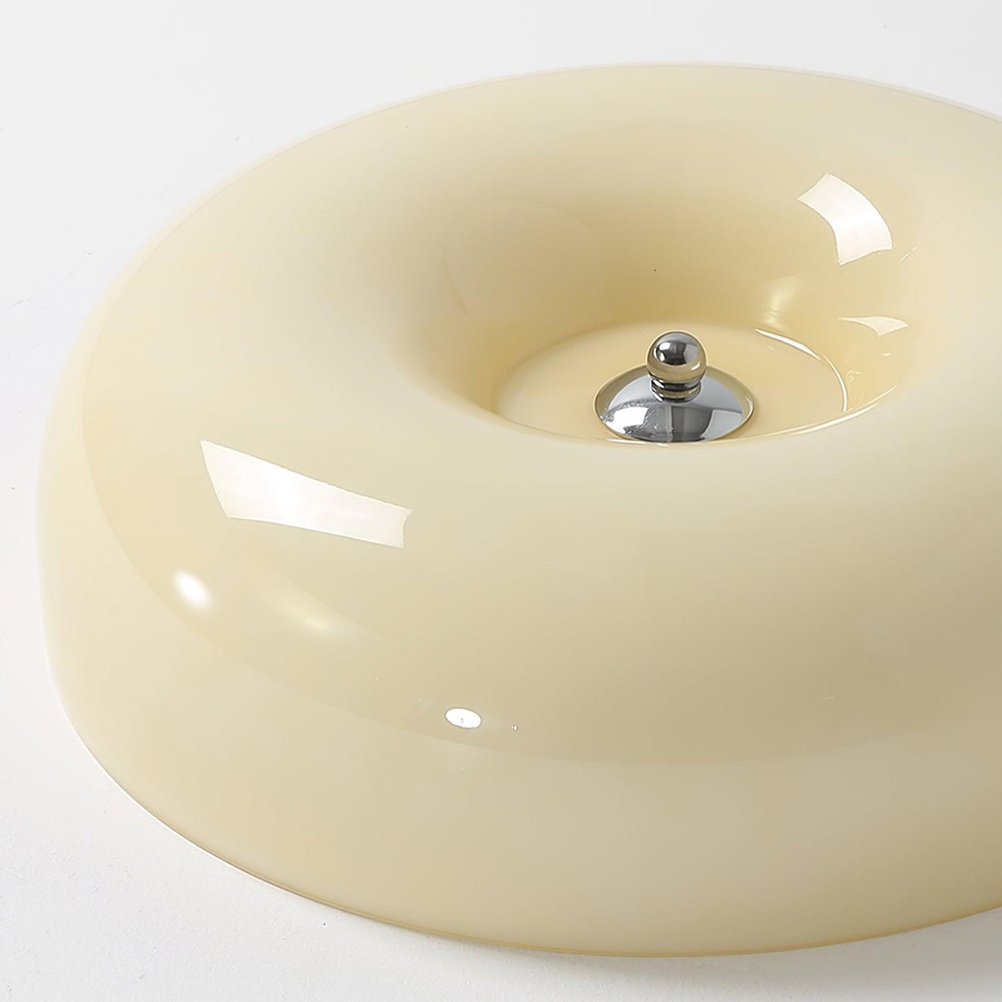 Belvonte | Ronde matglazen opbouw plafondlamp