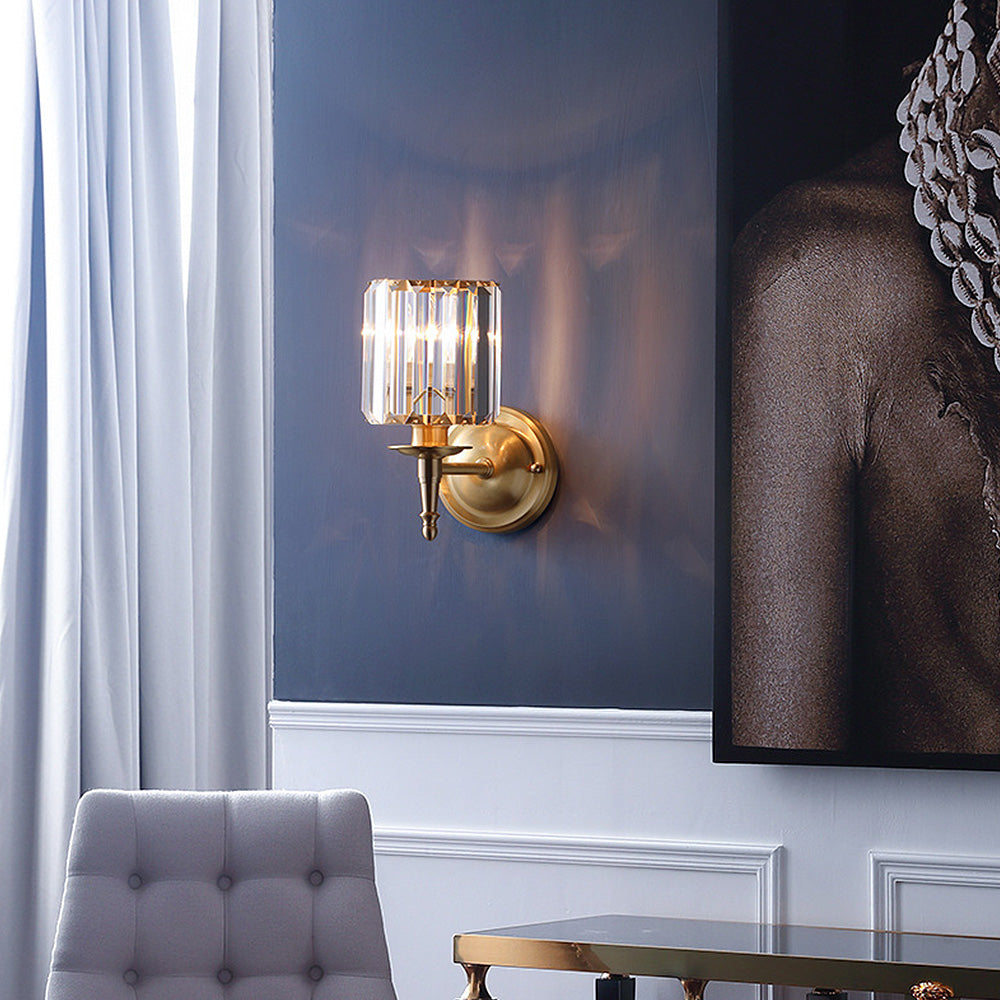 Luxina | Luxe Prismatic Kristallen Wandlamp