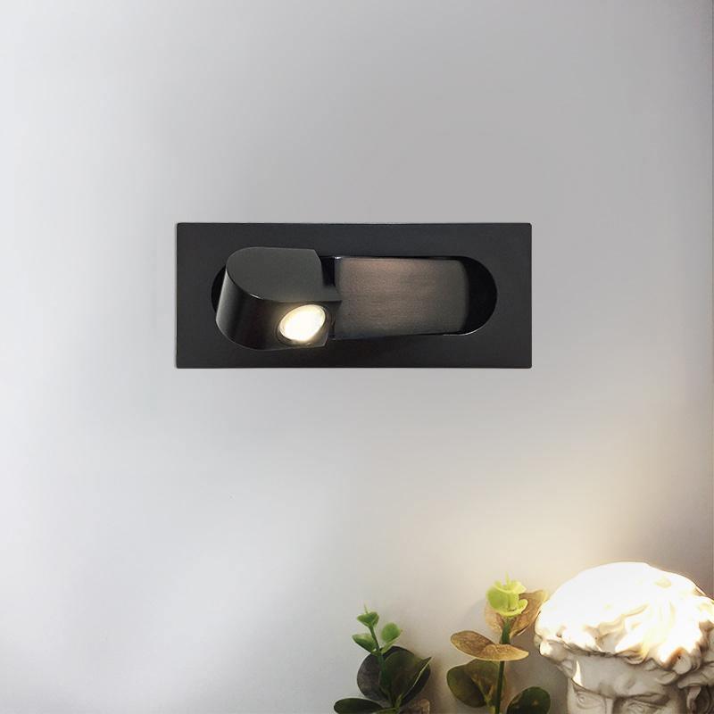 Alsvik | Minimalistische Draaibare Balk Geïntegreerde Lees Wandlamp