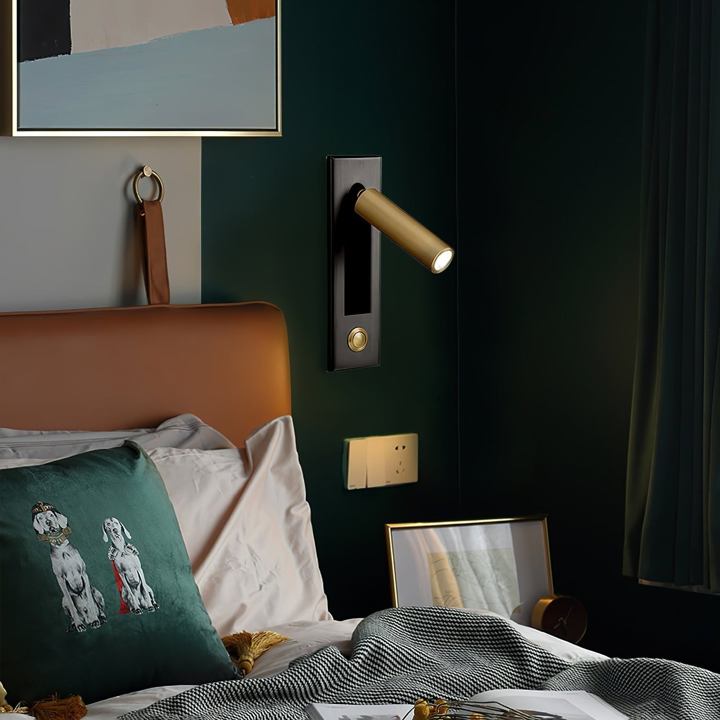Vaelenor | Minimalistische Verborgen Uittrekbare Bedleeswandlamp