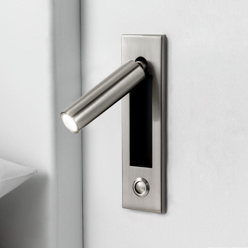 Vaelenor | Minimalistische Verborgen Uittrekbare Bedleeswandlamp