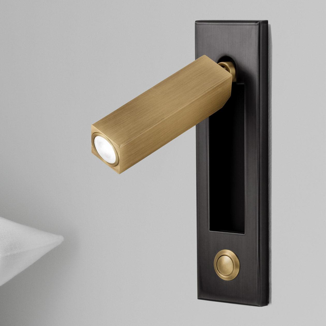 Vaelenor | Minimalistische Verborgen Uittrekbare Bedleeswandlamp