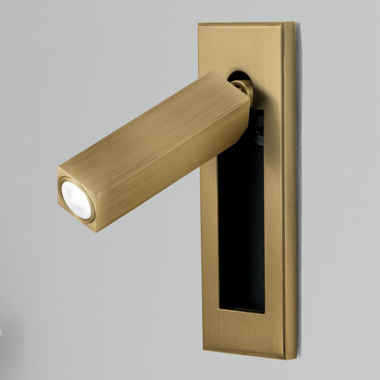 Vaelenor | Minimalistische Verborgen Uittrekbare Bedleeswandlamp
