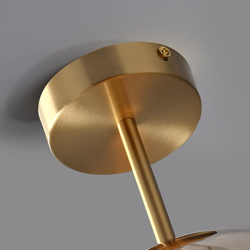 Fumea | Moderne Getinte Glazen Bol Plafondlamp