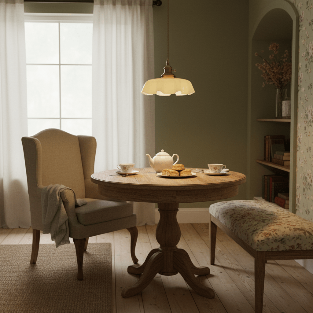 Kelvarna | Vintage Geplooide Glazen Fluted Hanglamp