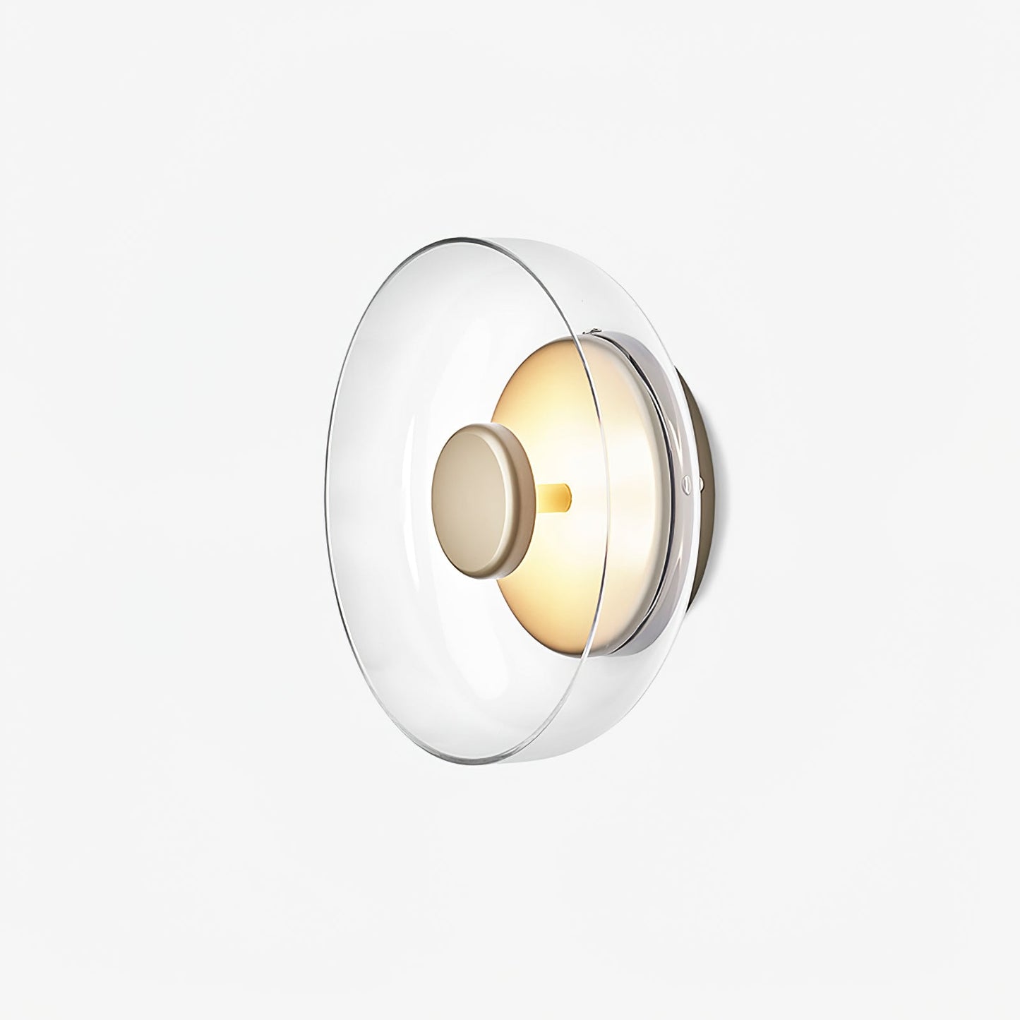 Luvia | Noordse Geribbelde Glazen Art Deco Wandlamp