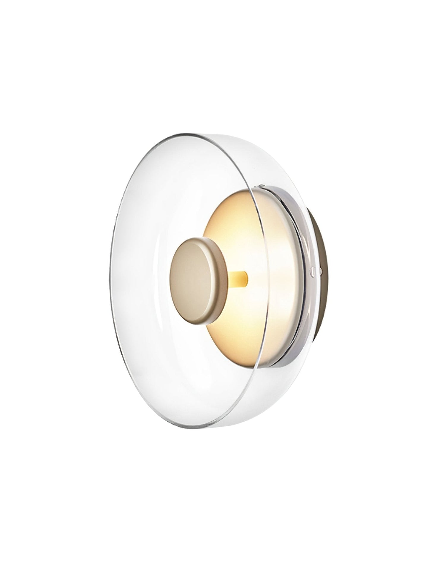 Luvia | Noordse Geribbelde Glazen Art Deco Wandlamp