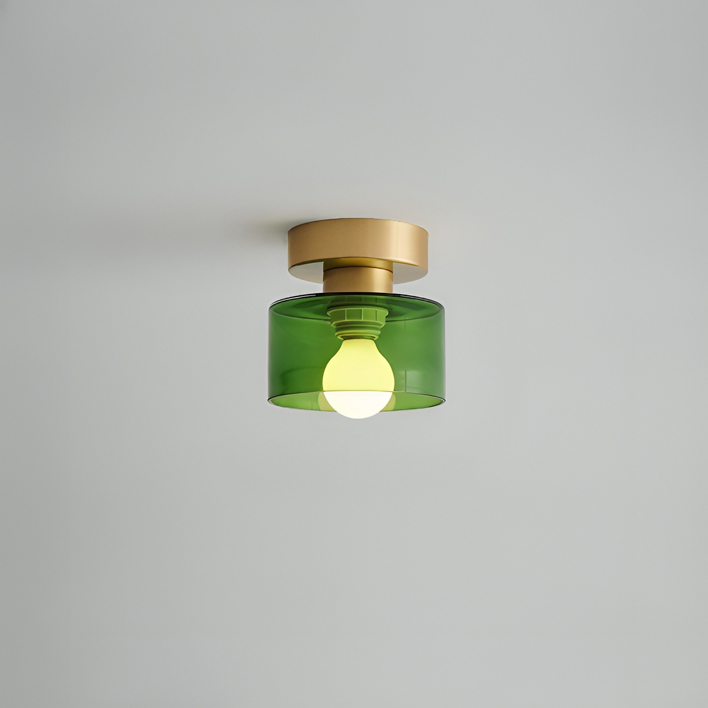 Aurel | Moderne Bauhaus Cilindrische Glas Plafondlamp