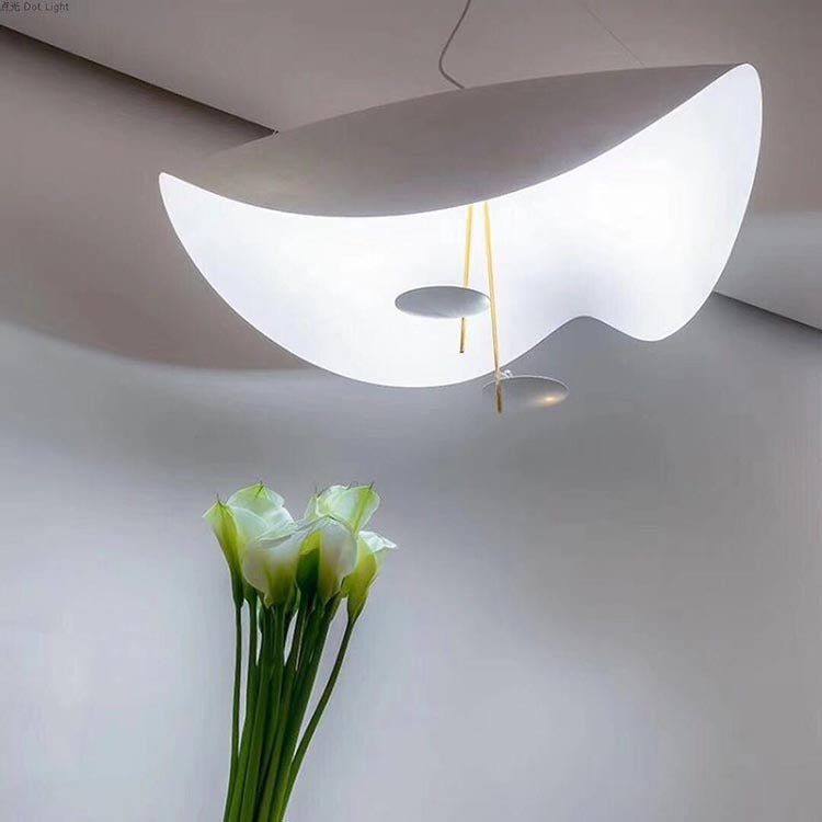 Elnari | Gesculpteerde Blad Silhouet Moderne Hangplafondlamp
