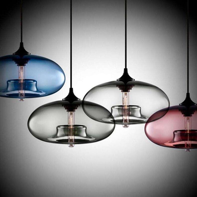 Aerisue | Noordse Glas Vaasje Silhouet Hanglamp