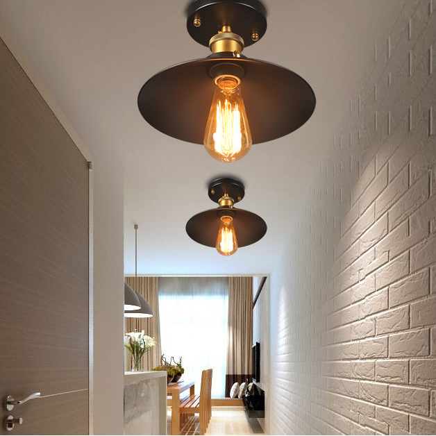 Krestlow | Vintage gewelfde frame rustieke retro plafondlamp