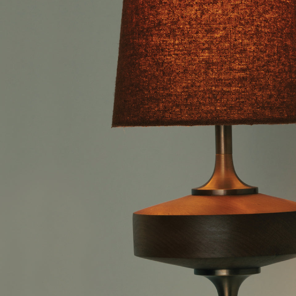 Alavari | Antiek Messing Geplooide Silhouet Stoffen Wandlamp