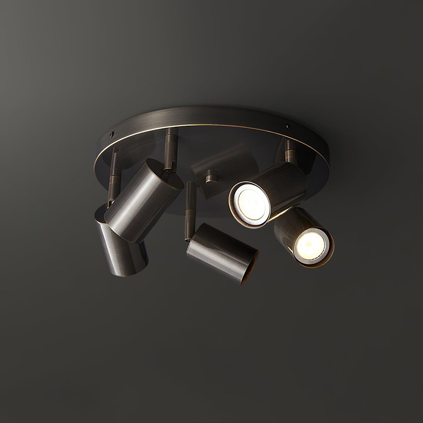Kelspron | Ton silhouet rustieke geometrie multi-licht spot plafondlamp