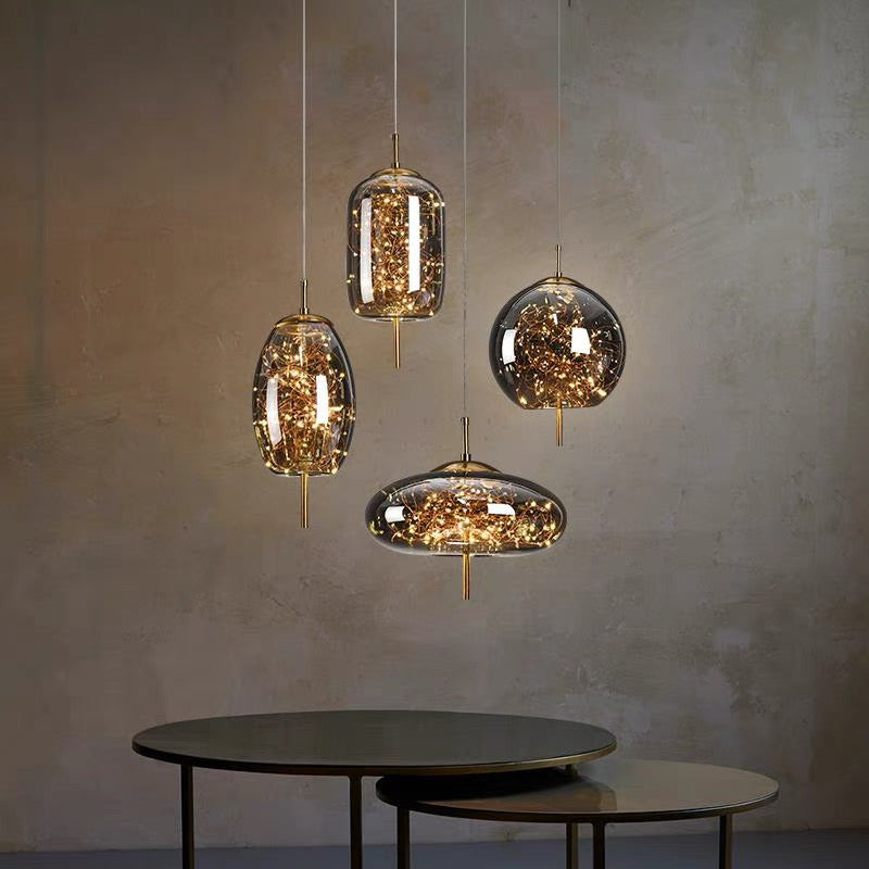 Astral | Nordic Sterrenachtige Glazen Hanglamp