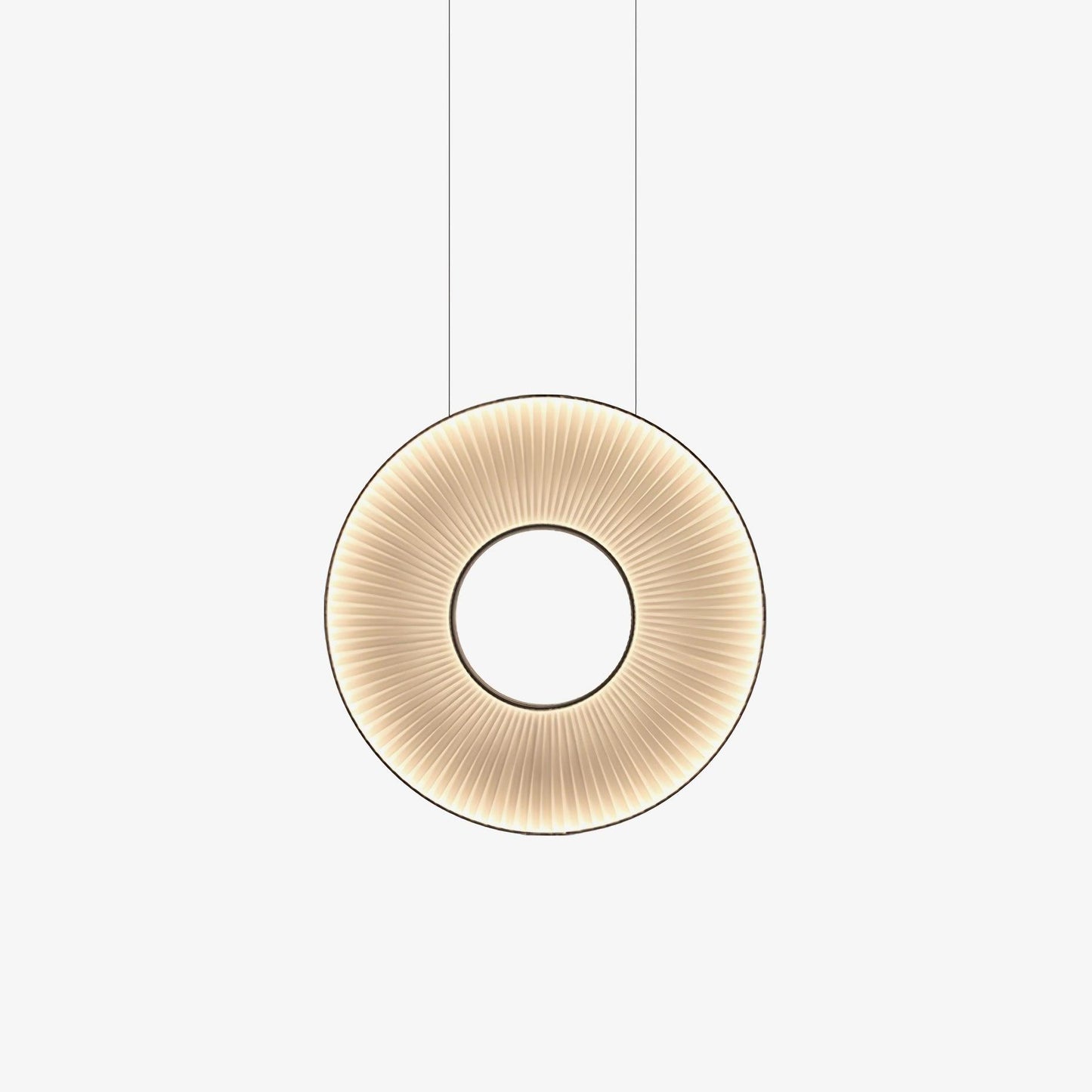 Elvandar | Geplooide Stof Architectonische Drijvende Hanglamp