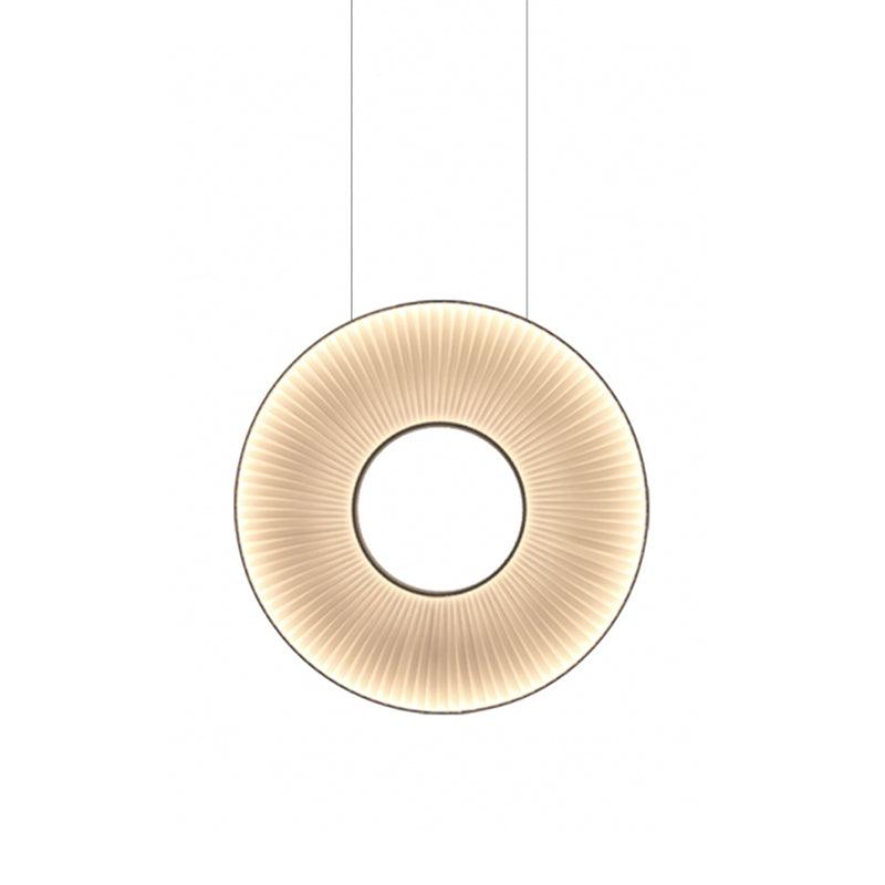 Elvandar | Geplooide Stof Architectonische Drijvende Hanglamp