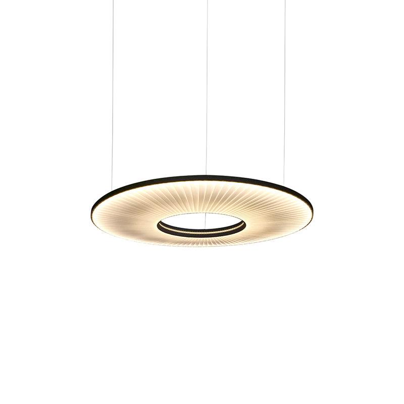 Elvandar | Geplooide Stof Architectonische Drijvende Hanglamp