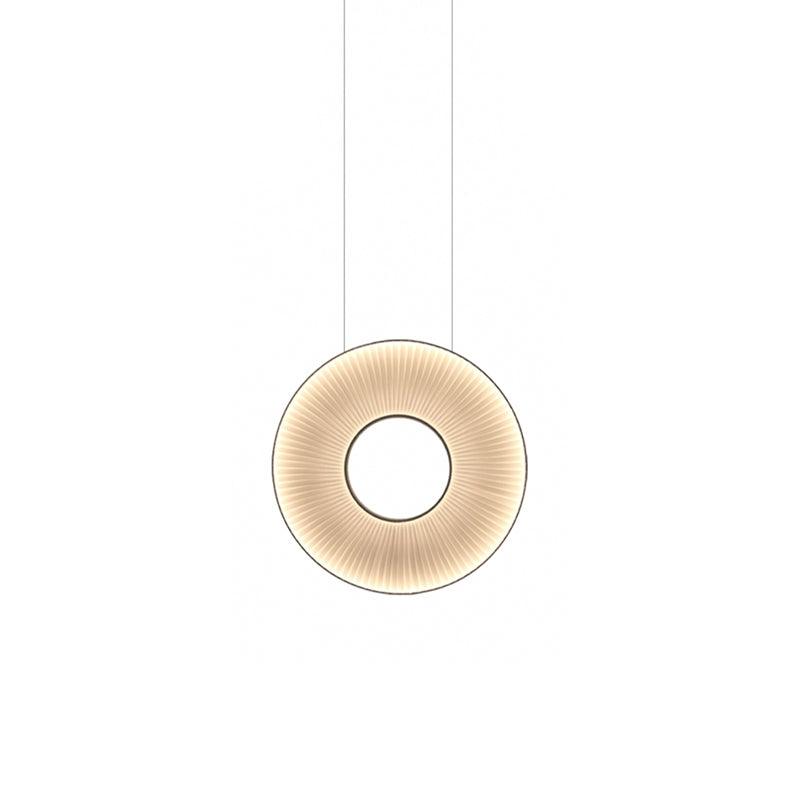 Elvandar | Geplooide Stof Architectonische Drijvende Hanglamp