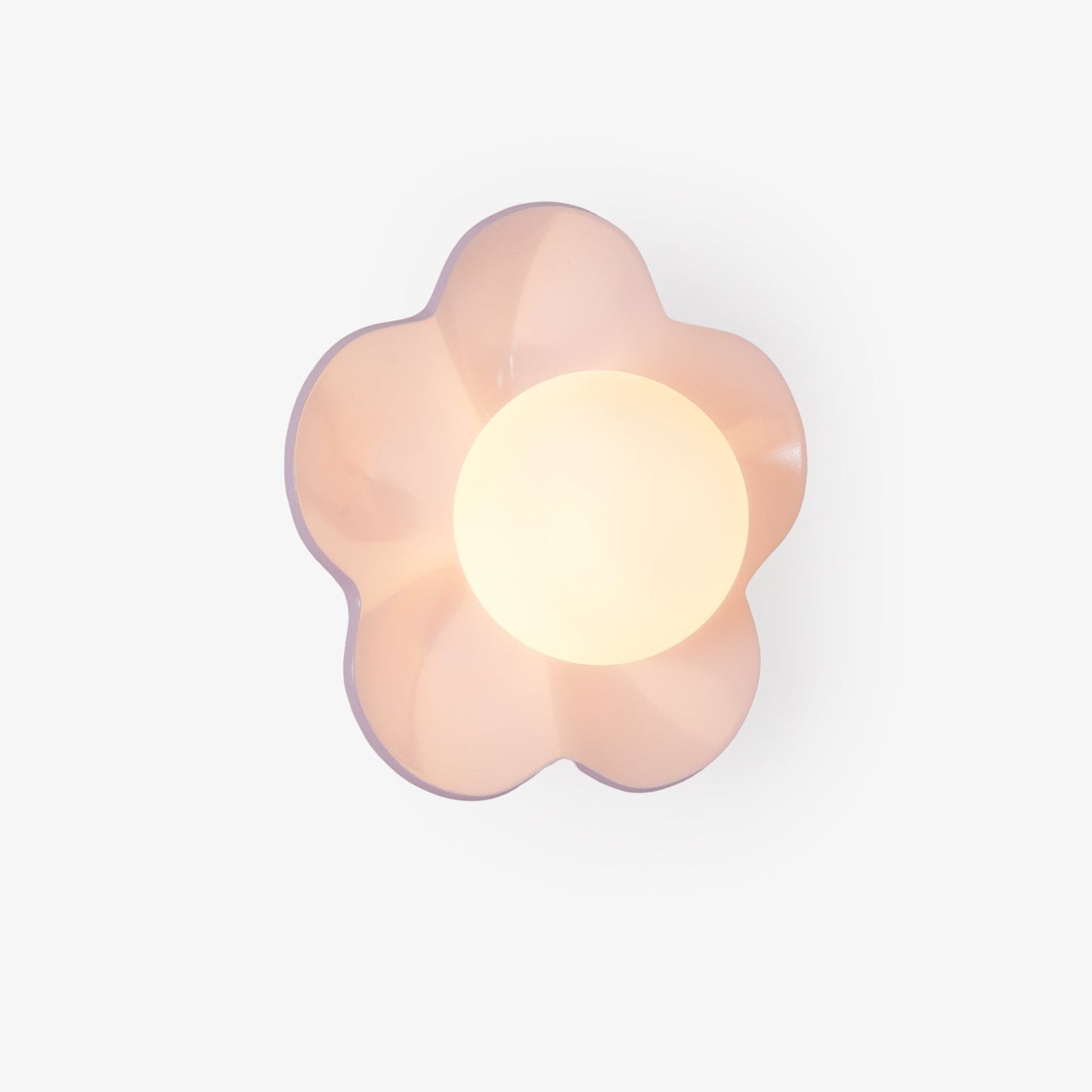 Elvorn | Speelse Hars Sculpturale Kunstglas Wandlamp