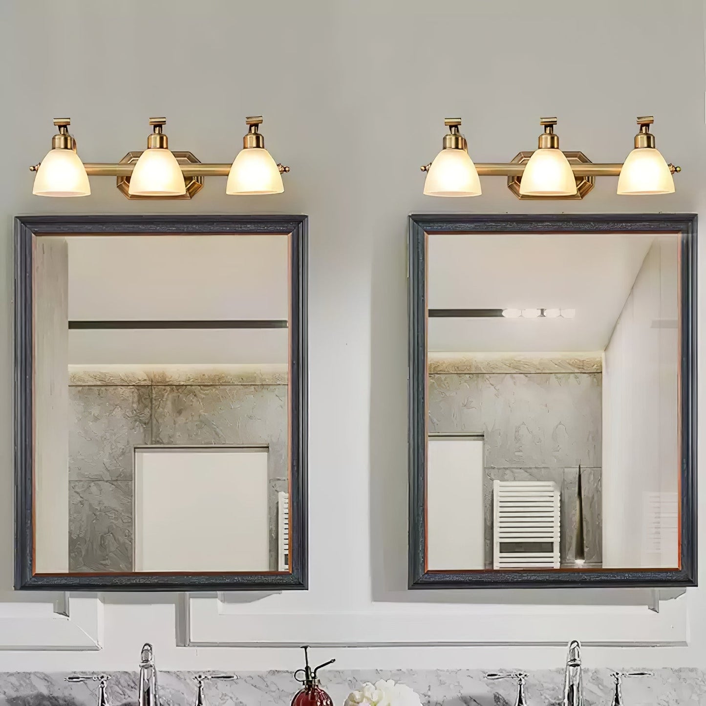 Luvidior | Gegraveerd Ribbelglas Boogvorm Luxe Wandlamp