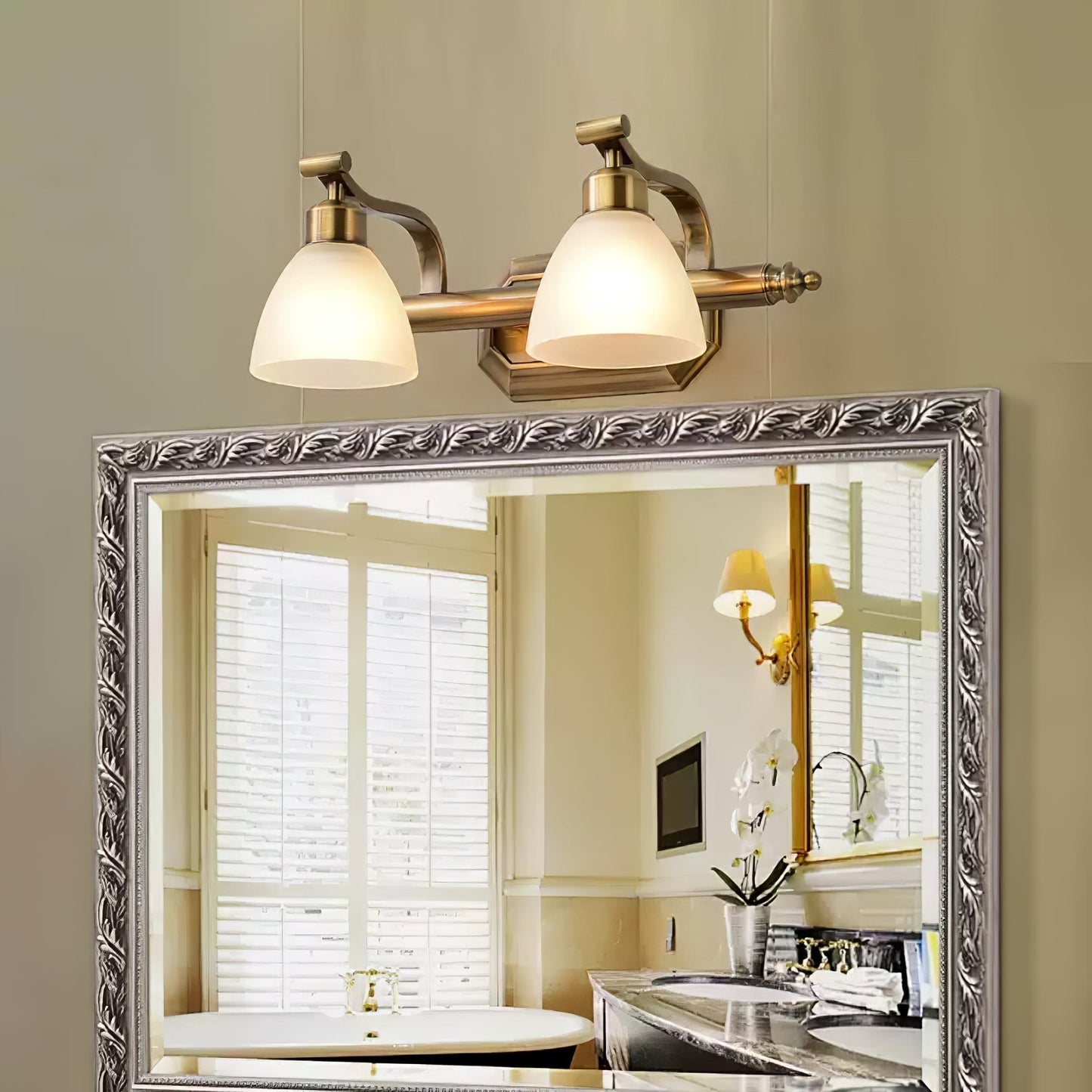 Luvidior | Gegraveerd Ribbelglas Boogvorm Luxe Wandlamp