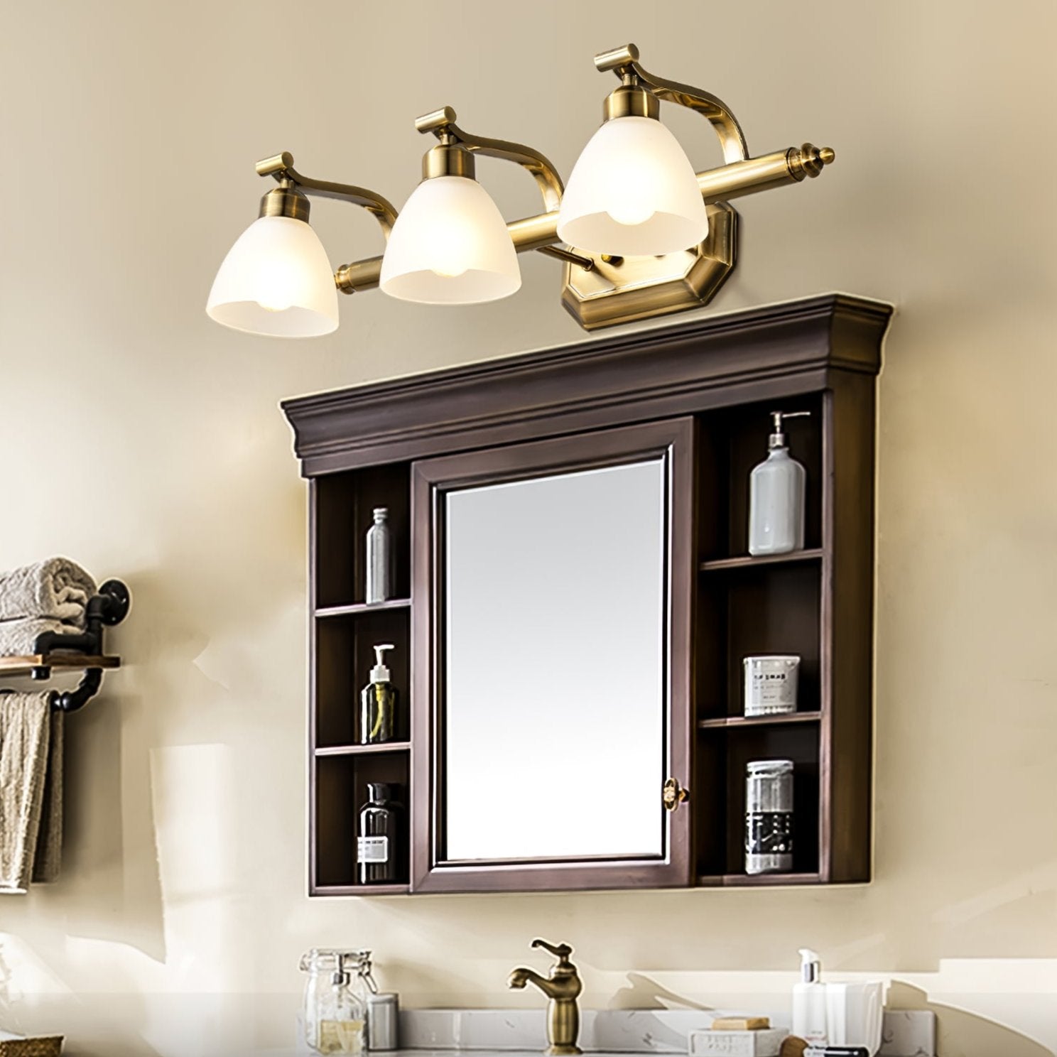 Luvidior | Gegraveerd Ribbelglas Boogvorm Luxe Wandlamp