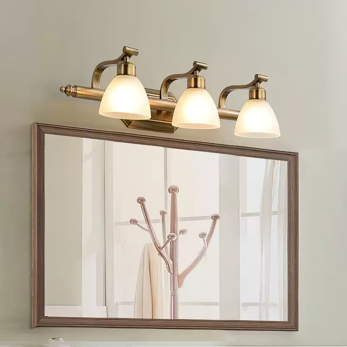 Luvidior | Gegraveerd Ribbelglas Boogvorm Luxe Wandlamp